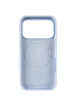 Чехол Silicone Case Full Protective (AA) V2 with MagSafe для Apple iPhone 17 Pro (6.3") Голубой / Lilac Blue