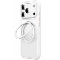 Чехол Ummi Stylish with MagSafe Ring для Apple iPhone 17 Pro / 18 Pro (6.3") White