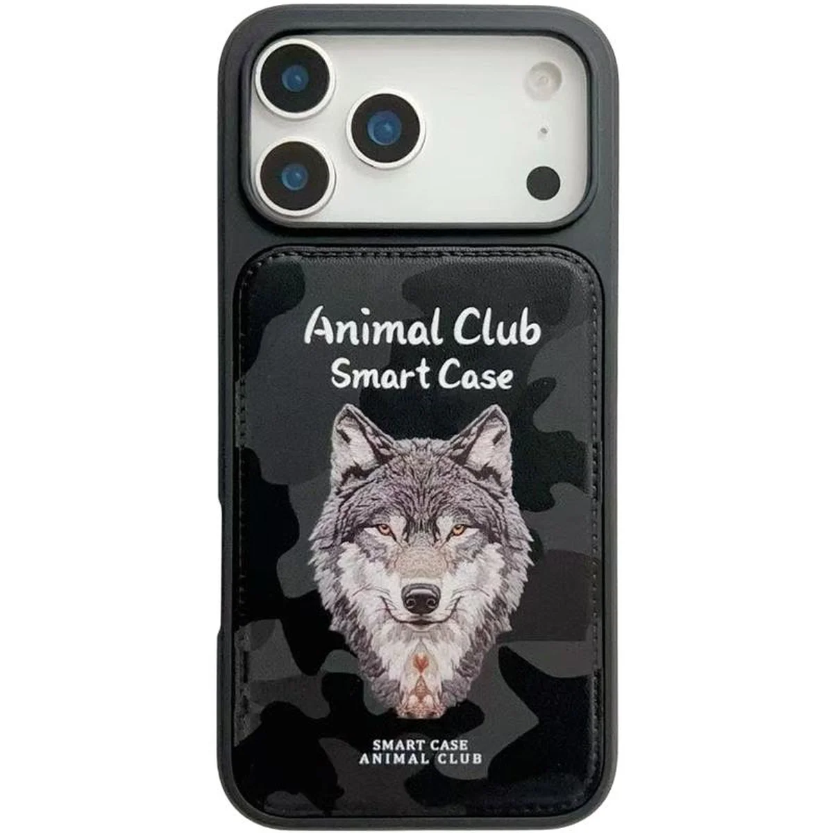 TPU+PC чехол Animal Club для Apple iPhone 17 Pro (6.3") Black