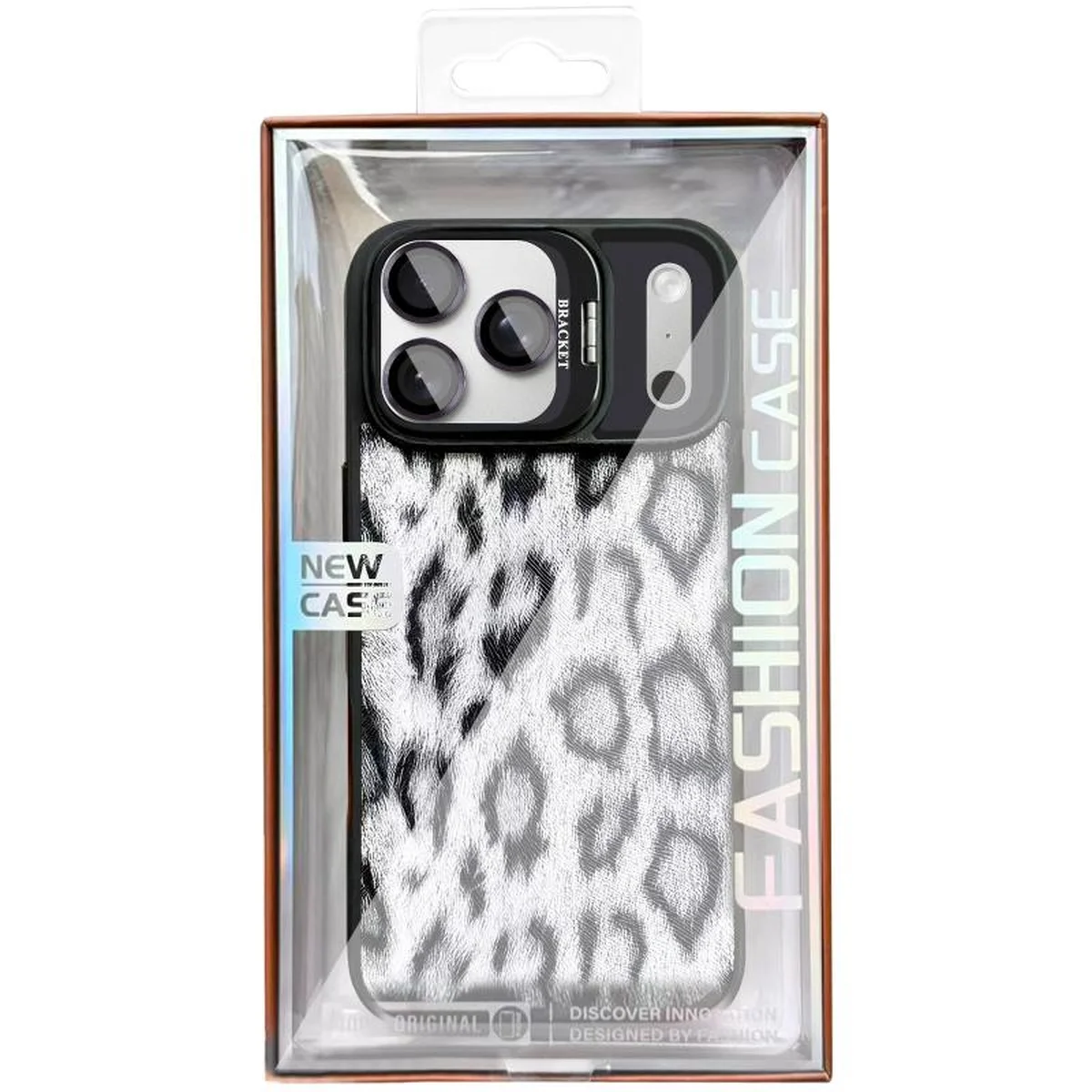 Чехол TPU+PC Wild Leopard with MagSafe and Lens для Apple iPhone 17 Pro (6.3") Black