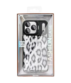 Чохол TPU+PC Wild Leopard with MagSafe and Lens для Apple iPhone 17 Pro (6.3") Black