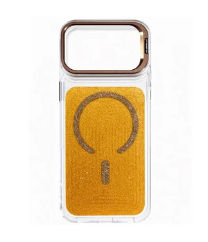 Чохол TPU+PC Jewel Sparkle with MagSafe для Apple iPhone 17 Pro (6.3") Sunny Gold