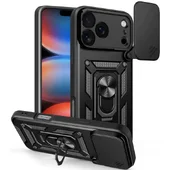 Чехол Ummi Camshield Serge Ring для Apple iPhone 17 Pro (6.3") Черный / Black