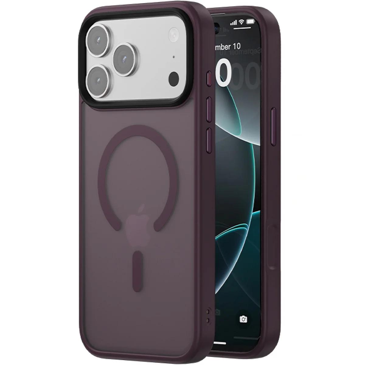 Чехол Ummi Colorful with Magnetic Fit для Apple iPhone 17 Pro / 18 Pro (6.3") Бордовый / Deep Cherry