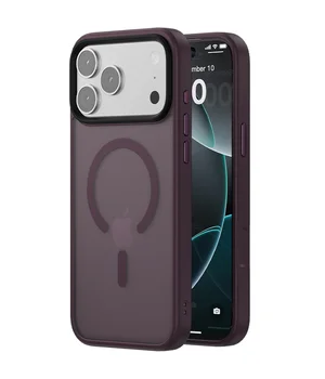 Чохол Ummi Colorful with Magnetic Fit для Apple iPhone 17 Pro / 18 Pro (6.3") Бордовий / Deep Cherry