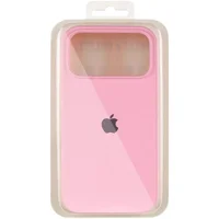 Чехол Silicone Case Full Protective (AA) для Apple iPhone 17 Pro (6.3") Розовый / Light pink