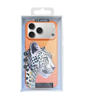 Чехол TPU+PC Crystal Hunt with MagSafe для Apple iPhone 17 Pro (6.3") Orange