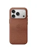 Чехол тканевый TechWoven (AAA) NEW with MagSafe and Animation для Apple iPhone 17 Pro (6.3") Sienna