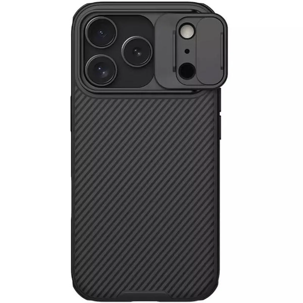 Карбоновая накладка Nillkin CamShield Pro Magnetic для Apple iPhone 17 Pro (6.3") Black