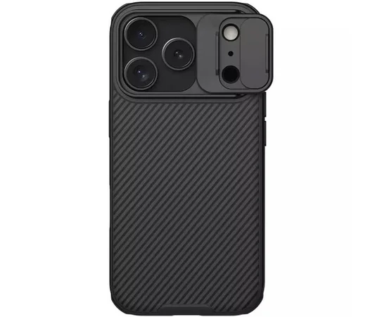 Карбонова накладка Nillkin CamShield Pro Magnetic для Apple iPhone 17 Pro (6.3") Black