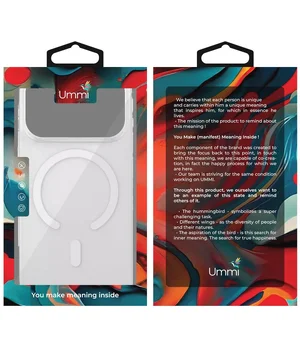 Чохол Ummi transparent with MagSafe для Apple iPhone 17 Pro (6.3") Clear