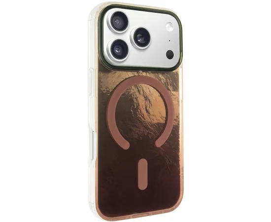 Чехол TPU Shiny Mountain (MagFit) для Apple iPhone 17 Pro (6.3") Chocolate
