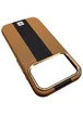 Кожаный чехол Rally with MagSafe для Apple iPhone 17 Pro (6.3") Brown / Black