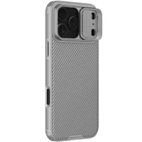 Карбоновая накладка Nillkin CamShield Pro для Apple iPhone 17 Pro (6.3") Titanium gray