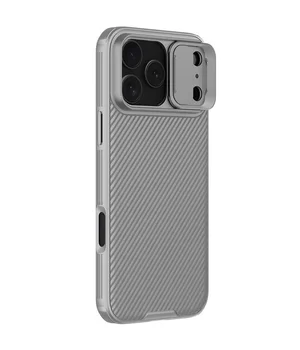Карбонова накладка Nillkin CamShield Pro для Apple iPhone 17 Pro (6.3") Titanium gray