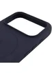 Чехол Silicone Case Full Protective (AA) V2 with MagSafe для Apple iPhone 17 Pro (6.3") Темно-синий / Midnight blue