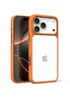 TPU+PC чохол Metal Buttons для Apple iPhone 17 Pro (6.3") Помаранчевий / Orange