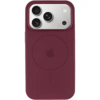 Чохол Silicone Case Full Protective (AA) V2 with MagSafe для Apple iPhone 17 Pro (6.3") Бордовий / Plum