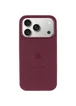 Чехол Silicone Case Full Protective (AA) V2 with MagSafe для Apple iPhone 17 Pro (6.3") Бордовый / Plum