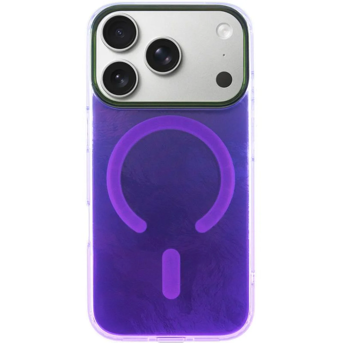Чехол TPU Shiny Mountain (MagFit) для Apple iPhone 17 Pro (6.3") Purple