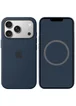 Чехол Silicone case (AAA) with Magsafe and Animation для Apple iPhone 17 Pro (6.3") Midnight