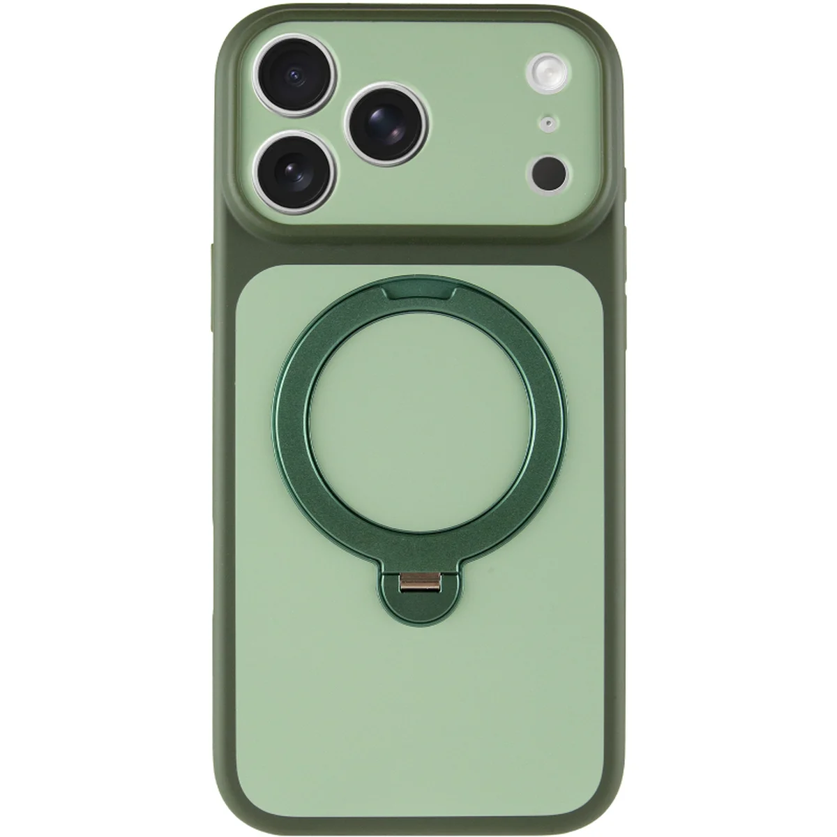 Чехол Ummi Full Camera with Magnetic Fit HQ Ring для Apple iPhone 18 Pro / 17 Pro (6.3") Green