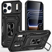 Ударопрочный чехол Camshield Army Ring для Apple iPhone 17 Pro (6.3") Черный / Black