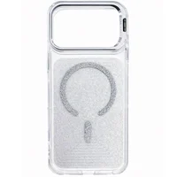 Чехол TPU+PC Jewel Sparkle with MagSafe для Apple iPhone 17 Pro (6.3") Diamond White