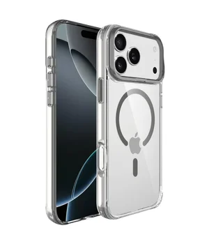 Чехол TPU Space Case Apex with MagSafe для Apple iPhone 17 Pro (6.3") Grey Чехол TPU Space Case Apex with MagSafe для Apple iPhone 17 Pro (6.3") Grey