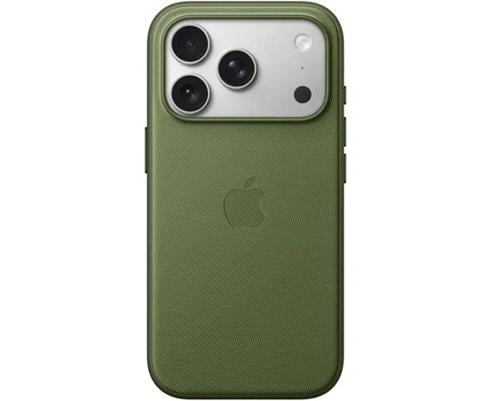 Чехол тканевый TechWoven (AAA) NEW with MagSafe and Animation для Apple iPhone 17 Pro (6.3") Green
