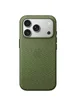 Чехол тканевый TechWoven (AAA) NEW with MagSafe and Animation для Apple iPhone 17 Pro (6.3") Green