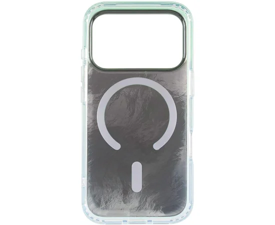 Чехол TPU Shiny Mountain (MagFit) для Apple iPhone 17 Pro (6.3") Green / Blue