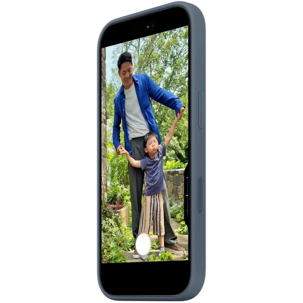 Чохол Silicone case (AAA) з Magsafe and Animation для Apple iPhone 17 Pro (6.3") Anchor Blue