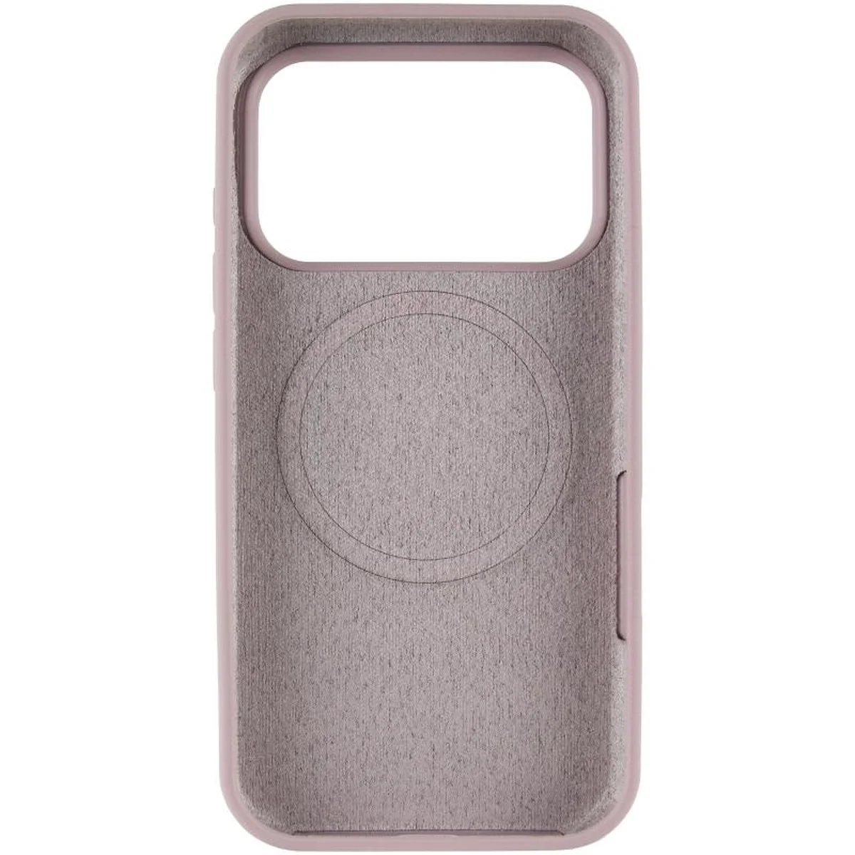 Чехол Silicone Case Full Protective (AA) V2 with MagSafe для Apple iPhone 17 Pro (6.3") Серый / Lavender