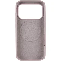Чехол Silicone Case Full Protective (AA) V2 with MagSafe для Apple iPhone 17 Pro (6.3") Серый / Lavender