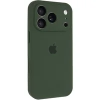 Чехол Silicone Case Full Camera Protective (AA) для Apple iPhone 17 Pro (6.3") Зеленый / Cyprus Green