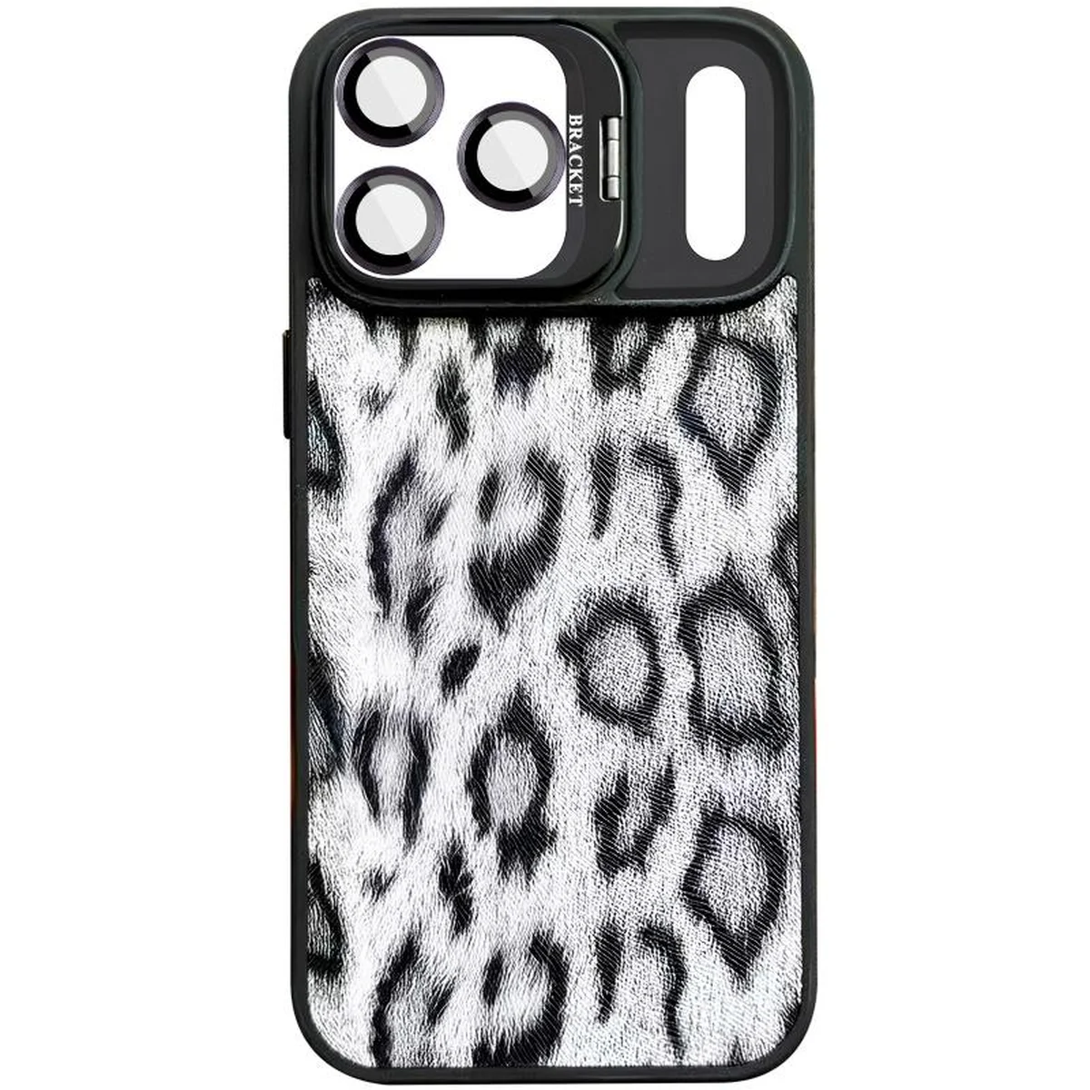 Чехол TPU+PC Wild Leopard with MagSafe and Lens для Apple iPhone 17 Pro (6.3") Black