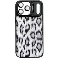 Чехол TPU+PC Wild Leopard with MagSafe and Lens для Apple iPhone 17 Pro (6.3") Black