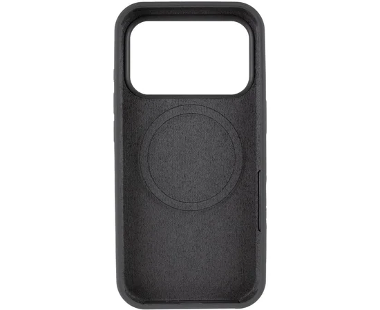 Чехол Silicone Case Full Protective (AA) V2 with MagSafe для Apple iPhone 17 Pro (6.3") Серый / Dark Gray