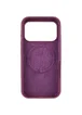 Чехол Silicone Case Full Protective (AA) V2 with MagSafe для Apple iPhone 17 Pro (6.3") Бордовый / Plum