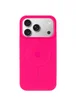 Чехол Silicone Case Full Protective (AA) V2 with MagSafe для Apple iPhone 17 Pro (6.3") Розовый / Barbie pink