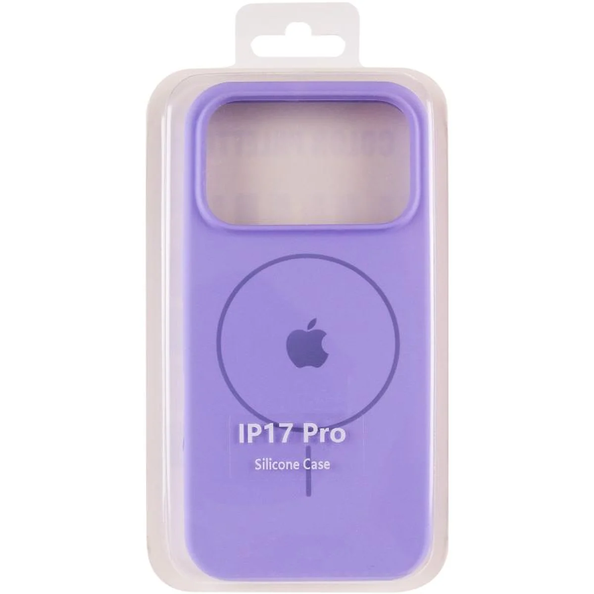 Чехол Silicone Case Full Protective (AA) V2 with MagSafe для Apple iPhone 17 Pro (6.3") Сиреневый / Dasheen