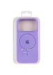 Чехол Silicone Case Full Protective (AA) V2 with MagSafe для Apple iPhone 17 Pro (6.3") Сиреневый / Dasheen