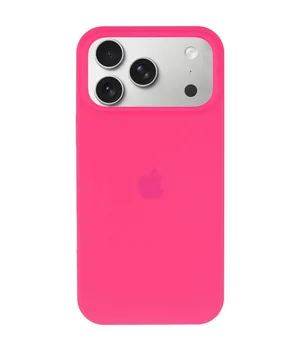 Чохол Silicone Case Full Protective (AA) Apple iPhone 17 Pro (6.3") Рожевий / Barbie pink