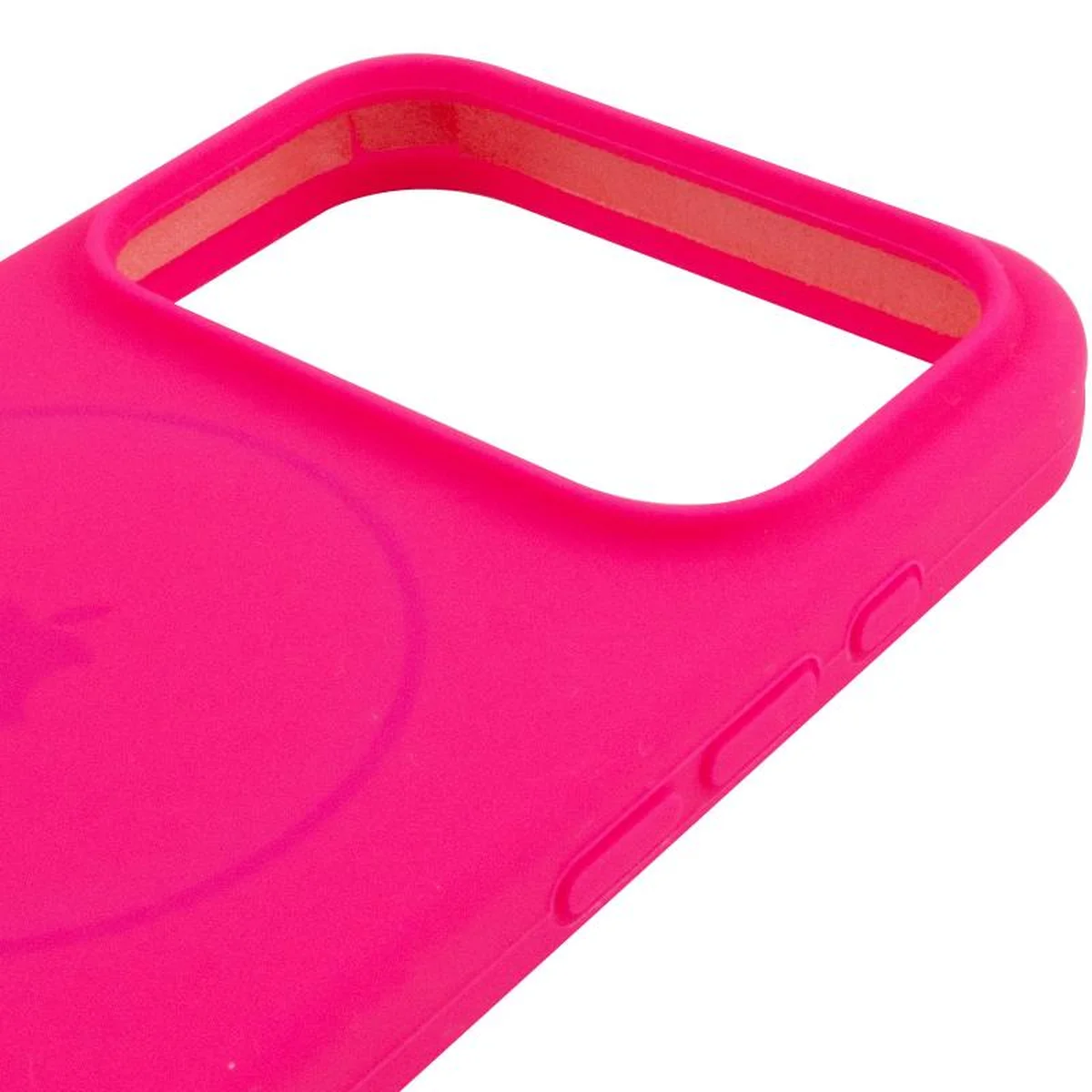 Чехол Silicone Case Full Protective (AA) V2 with MagSafe для Apple iPhone 17 Pro (6.3") Розовый / Barbie pink