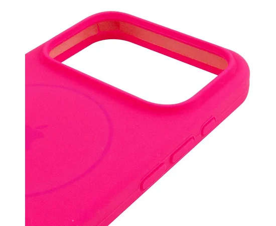 Чехол Silicone Case Full Protective (AA) V2 with MagSafe для Apple iPhone 17 Pro (6.3") Розовый / Barbie pink