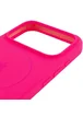 Чехол Silicone Case Full Protective (AA) V2 with MagSafe для Apple iPhone 17 Pro (6.3") Розовый / Barbie pink