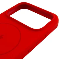 Чехол Silicone Case Full Protective (AA) V2 with MagSafe для Apple iPhone 17 Pro (6.3") Красный / Red