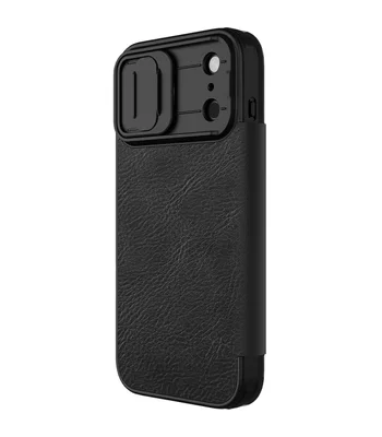 Шкіряний чохол-книжка Nillkin Qin Pro Camshield для Apple iPhone 17 Pro (6.3") Black