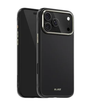 TPU+PC чехол Blueo Aramid Fiber with MagSafe для Apple iPhone 17 Pro (6.3") Black